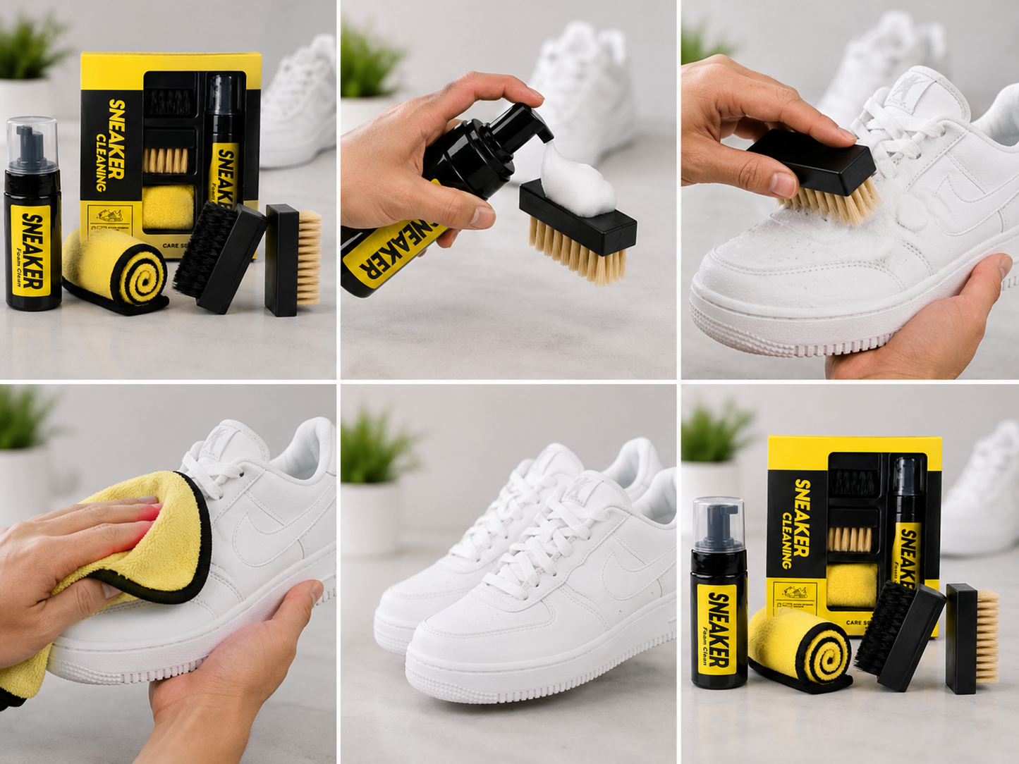 Cepillo para kit de limpieza de zapatosc
