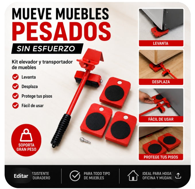 Kit Levanta Muebles.