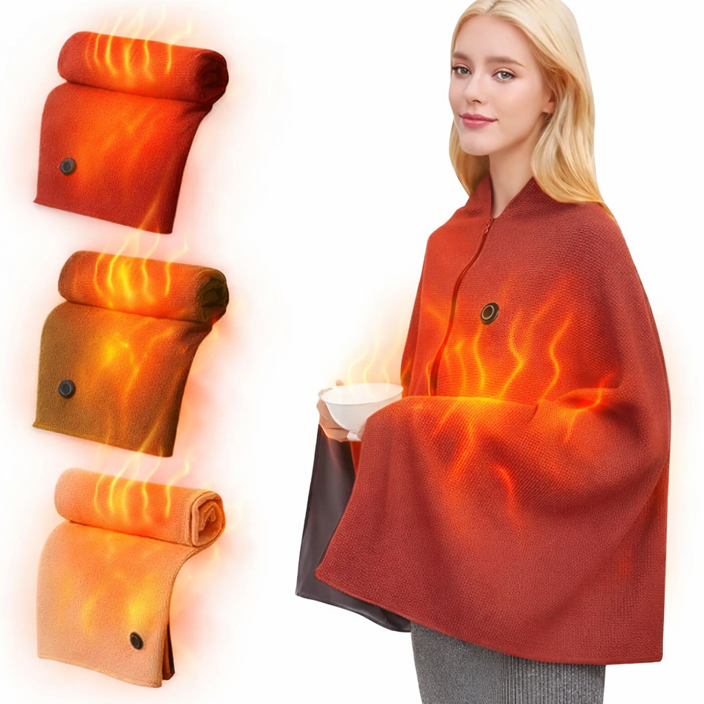 Manta Termica Electrica Usb Tipo Poncho